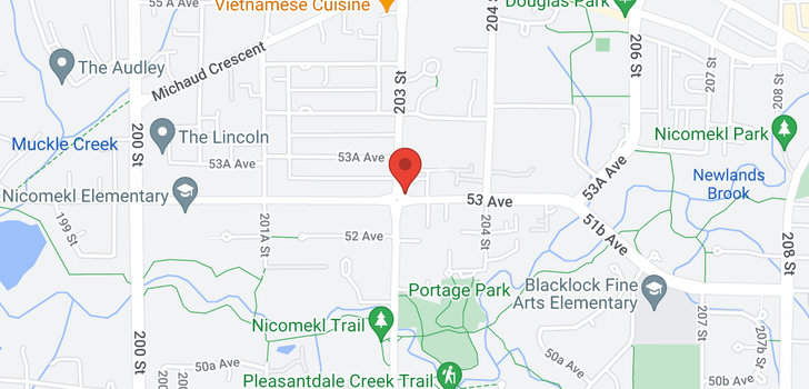 map of 18 20305 53 AVENUE